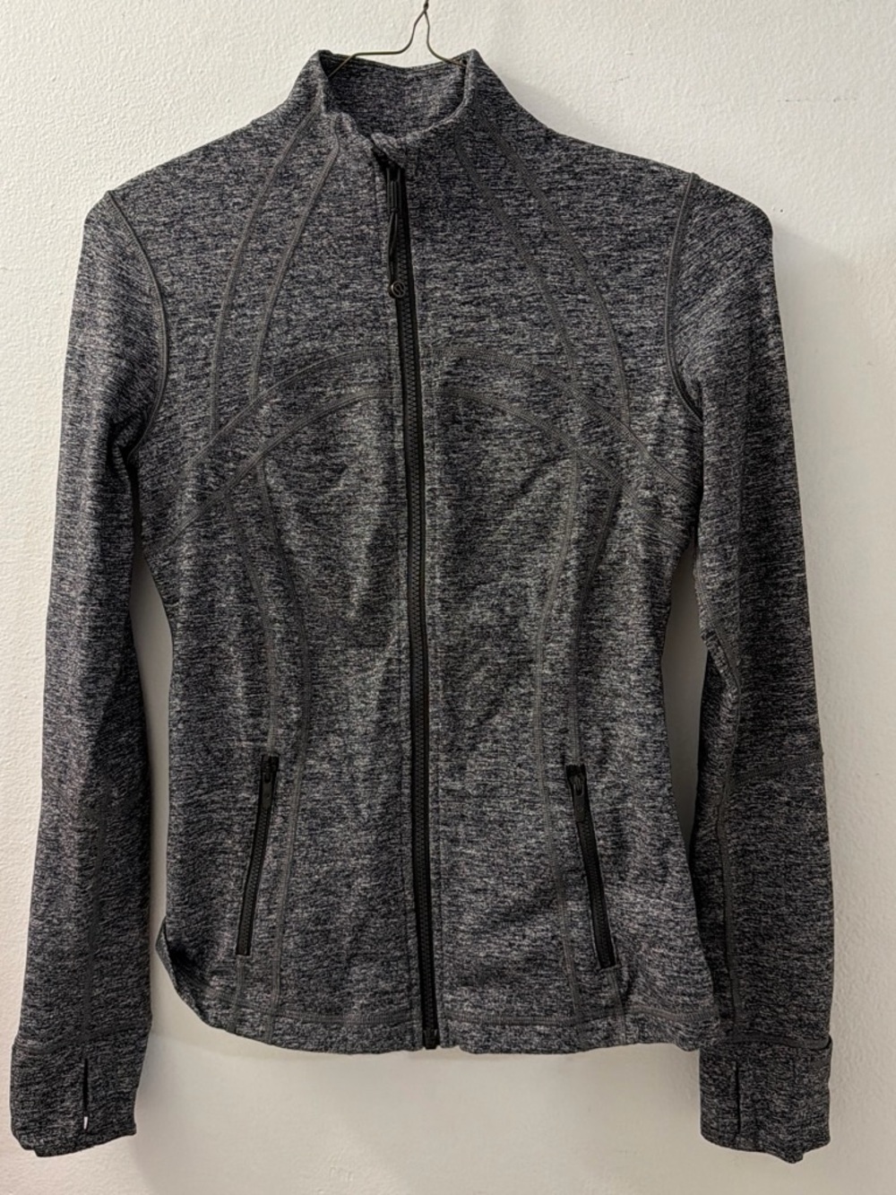 lululemon athletica Heathered Charcoal Full-Zip Jacket